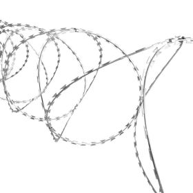 BTO-22 Clipped Concertina NATO Razor Wire Galvanized Steel 328.1'
