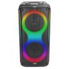 Portable Wireless Party Speaker with 7 Colorful Lights Remote Control Party Speaker with TWS Function FM Radio USB MMC Card Reading Aux In Recording F