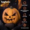 Pumpkin Gas Log, Ceramic Fire Lgs for Ventless & Vent Free, Propane, Gel, Ethanol, Electric, Outdoor Fireplace Fire Pit, Halloween DÃ©cor,1-Pack