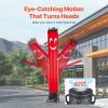 10 ft Air Dancers Wacky Waving Inflatable Tube Man with 9/10 HP Blower Fan