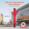 20FT Inflatable Advertising Air Wind Tube Wavy Man Dancer (NO Blower)
