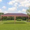 Outsunny 10' x 19.2' Pop Up Canopy Tent, Heavy Duty Tents for Parties, Outdoor Instant Gazebo Sun Shade Shelter with Carry Bag for Catering, Events