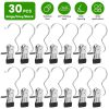 30 Pack Hanging Clips for Closet Multifunctional Clothes Pins Heavy Duty Space-saving Laundry Hooks for Boots Jeans Hats Towels Socks Pants Handbags T