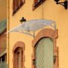 40 x 40 Inch Outdoor Polycarbonate Front Door Window Awning Canopy