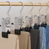 30 Pack Hanging Clips for Closet Multifunctional Clothes Pins Heavy Duty Space-saving Laundry Hooks for Boots Jeans Hats Towels Socks Pants Handbags T