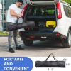 6.5x6.5FT Folding Canopy Tent with 4 Sidewalls 2 Zipper Doors and 2 Windows PE Fabric Outdoor Gazebo Shelter with Powder Coated Steel Frame Spiral Tub