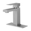 New Bathroom Sink Faucet, Single Handle One Hole Bathroom Faucet