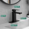 New Bathroom Sink Faucet, Single Handle One Hole Bathroom Faucet